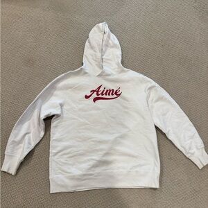 White Aime Leon Dore Hoodie